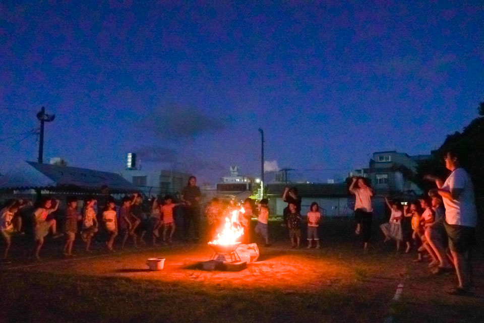 お泊まり保育 夜の集い